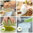 thumbnail image 2 of 3pcs Nut Milk Bags, Reusable Fine Mesh Cheesecloth Bags, Almond Milk Strainers for Soy Yogurt Cold Brew Coffee Tea Juice, Beige, 2 of 6