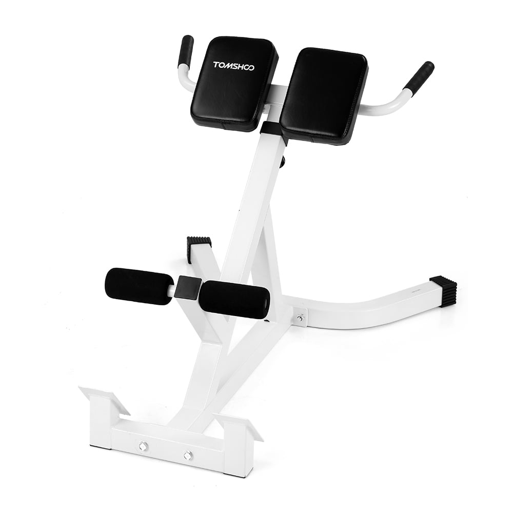 TOMSHOO Adjustable Hyperextension Roman Chair Abdominal Back Extension