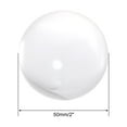 thumbnail image 2 of Uxcell 50mm Diameter Acrylic Ball Clear/Transparent Sphere Ornament 2" 2Pcs, 2 of 3