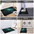 thumbnail image 3 of Green Lightning Flash Front Door Mat, Indoor Mats for Bedroom Bathroom Kitchen, Floor Mat Non-Slip, Soft Carpet Floor Cover Machine Washable Entryway Mat - 20x31.5in, 3 of 5