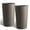 Brown, variant on S-HOME 21.7 Inch Matte Finish Tall Tapered Planter Box Set of 2 for Indoor Outdoor Gardens and Decor, Black