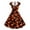 Z2-Gold, variant on YDFCWXW Women's Off-Shoulder Sexy Pumpkin Print Halloween Dress - Flirty 3/4 Sleeve Mini Dress with Waist-Cinching Fit Orange, L