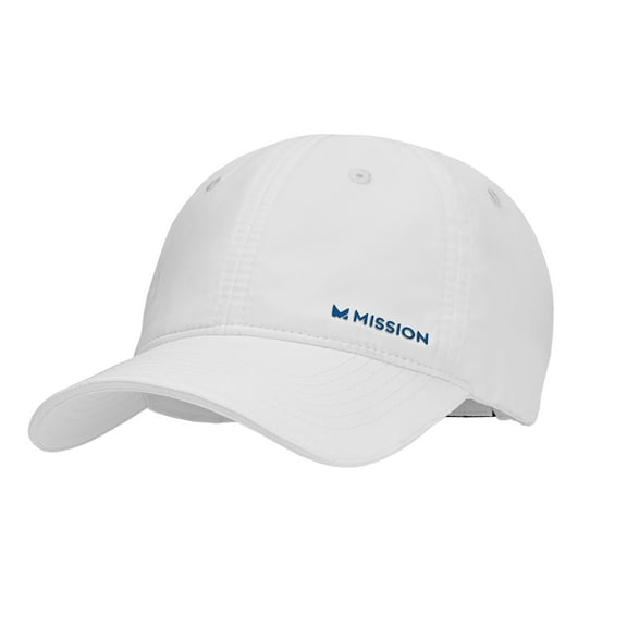 Mission Cooling Sport Performance Hat for Men & Women, One Size, White