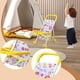 thumbnail image 5 of Cochecito de juguete para muñecas, cochecito de juguete para niños, juego de rol, creatividad, doble fila amarillo, 5 of 8