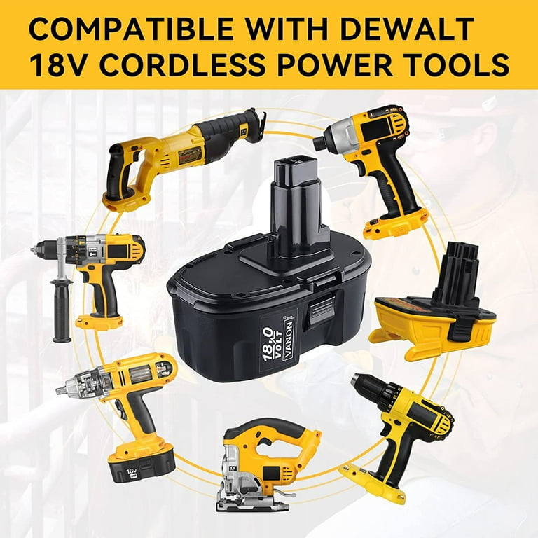 18V 4.6Ah NiCD Battery for Dewalt DC9096 DW9096 DW9098 DC970