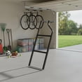 thumbnail image 2 of predolo Pickup Truck Tailgate Ladder Anti-Slip Retractable Tailgate Ladder Adjustable Height Foldable Truck Bed Step for Worksite, Camping, 2 of 10