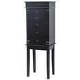 thumbnail image 6 of Veryke Jewelry Armoire Cabinet with Mirror with Top Storage Organizer, 6 of 7