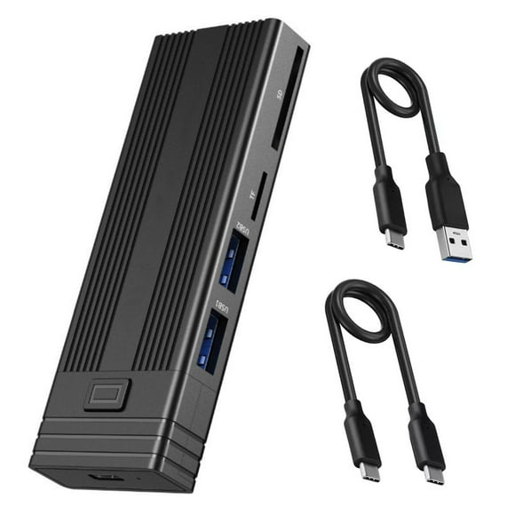 JIAHAOO Sleek M.2 SSD Dock with USB Hub for Stylish Data Management and Device Connectivity Solutions
