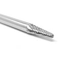 thumbnail image 5 of SL-1L6 14 Degree Taper Radius End Double Cut 1/4" x 5/8" Carbide Burr Bur Tool Die Grinder Bit 1/4" 6" Long Shank, 5 of 6