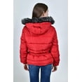 thumbnail image 3 of Chamarra con cinto y capucha desmontable Roman Fashion /Juvenil, 8380 (Rojo) rojo M, 3 of 6