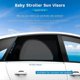 thumbnail image 2 of Baby Car, 2 Pieces Car Sun Sock, for Blocking UV Rays, Rear and Front Car Sun Shade, Car Window Sun Cover for Children and Pets (Rear), 2 of 4