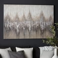 thumbnail image 3 of Bouclair Toile Abstraite Pailletée Taupe 60 X 40 Po (152.4 X 101.6 cm), 3 of 3