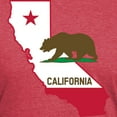 thumbnail image 3 of CafePress - CALI STATE W BEAR Mens Tri Blend T Shirt - Mens Tri-blend T-Shirt, 3 of 4