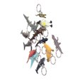 thumbnail image 4 of Dinosaur Keychains, Dinosaur Key Rings Vivid Lovely Rich Colors Small Light Multi Purpose  For Gifts For Decoration K2700 Marine Animals, 4 of 8