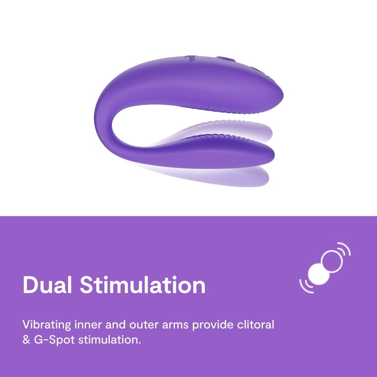 We-Vibe Sync Go, App-Controlled Couples Vibrator with Clitoral Vibration &  Travel Case - Light Purple - Walmart.com