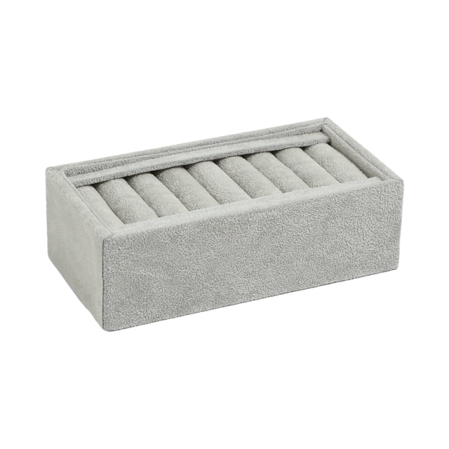 maskred Scratch-proof Bangle Holder Non-shedding And No Loose Thread Bracelet Display Holder Cloth Bracelet Bangle Holder Grey 1Set