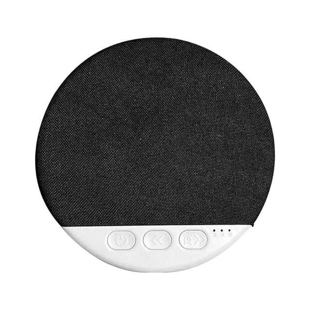 Reproductor de audio con altavoz debajo de almohada, buen sonido, compacto, profesional, de rendimiento, altavoz de cabecera, ayuda para Negro