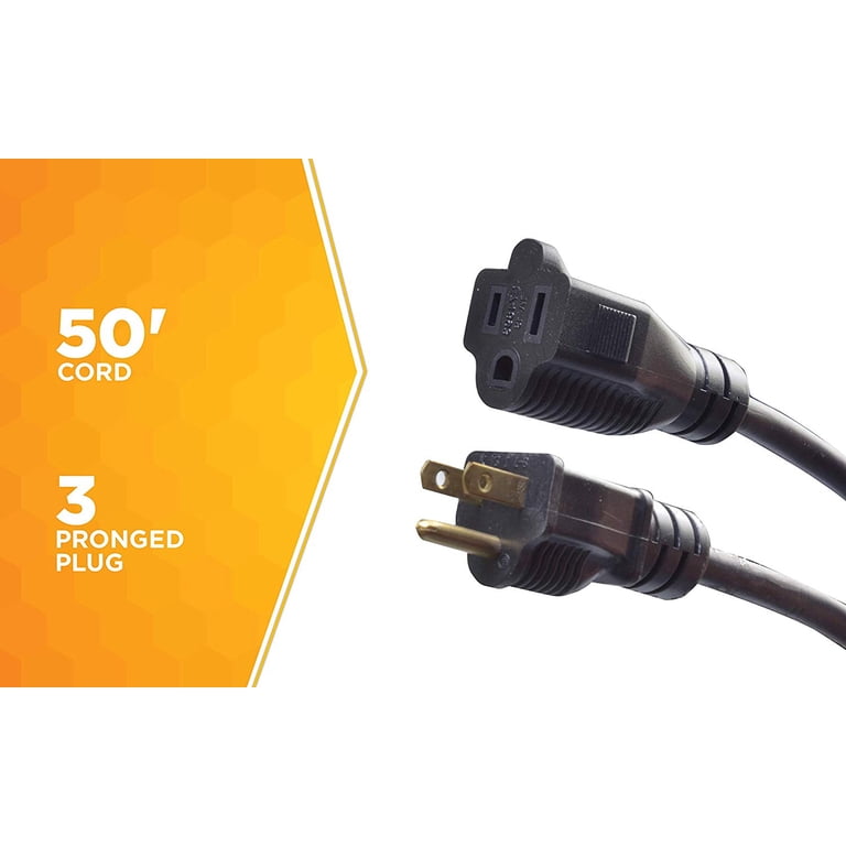 Woods 50-Foot Outdoor Extension Cord, 14/3 SJTOW photo 3