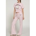 thumbnail image 6 of Women's New York Logo French Terry Long Flare Sweatpants with Drawstring Waistband, 6 of 6