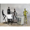 thumbnail image 5 of AFD Home 12020087 Modern Black Man with Hoop Statue, 5 of 5