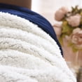 thumbnail image 4 of Sherpa Blanket NANPIPER, forro polar de franela supersuave y peluda, 4 of 8