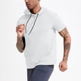 thumbnail image 2 of Camiseta ligera con capucha para running y fitness para hombre - Manga corta, secado rápido, deportiva/ocio, tallas S-XXXL, 2 of 8