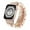 Rosegold, variant on Dwitch Beaded Bracelet Compatible with Apple Watch Band 42mm 44mm 45mm 49mm, Fashion Handmade Elastic Stretch Strap for iWatch Series SE 9 8 7 6 5 4 3 2 1 Ultra 2,Rosegold