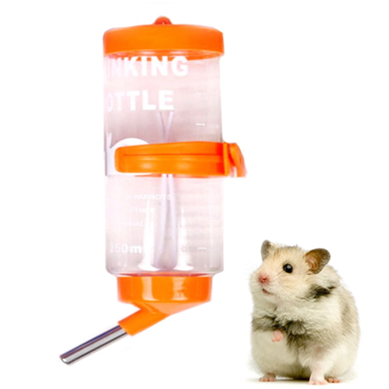 3 Sizes Plastic Hanging Pet Water Bottle Dispenser Feeder Pet Drinker Hamster 