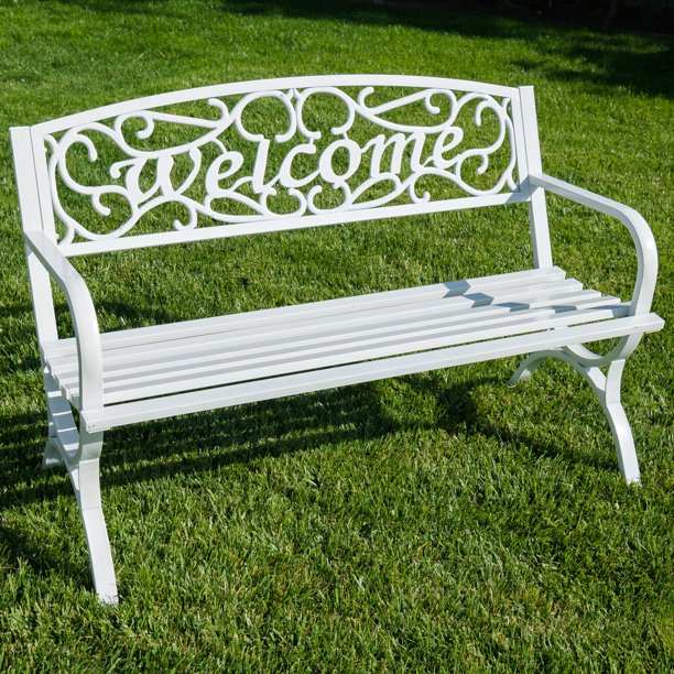 Belleze Elegance Outdoor Park Bench 50" Design Seat Backyard