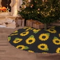 thumbnail image 5 of Defioc Sunflowers for Christmas Tree Skirt Snowman Xmas Tree Skirt Farmhouse Christmas Decorations Tree Mat for Holiday Party Decor-36", 5 of 6