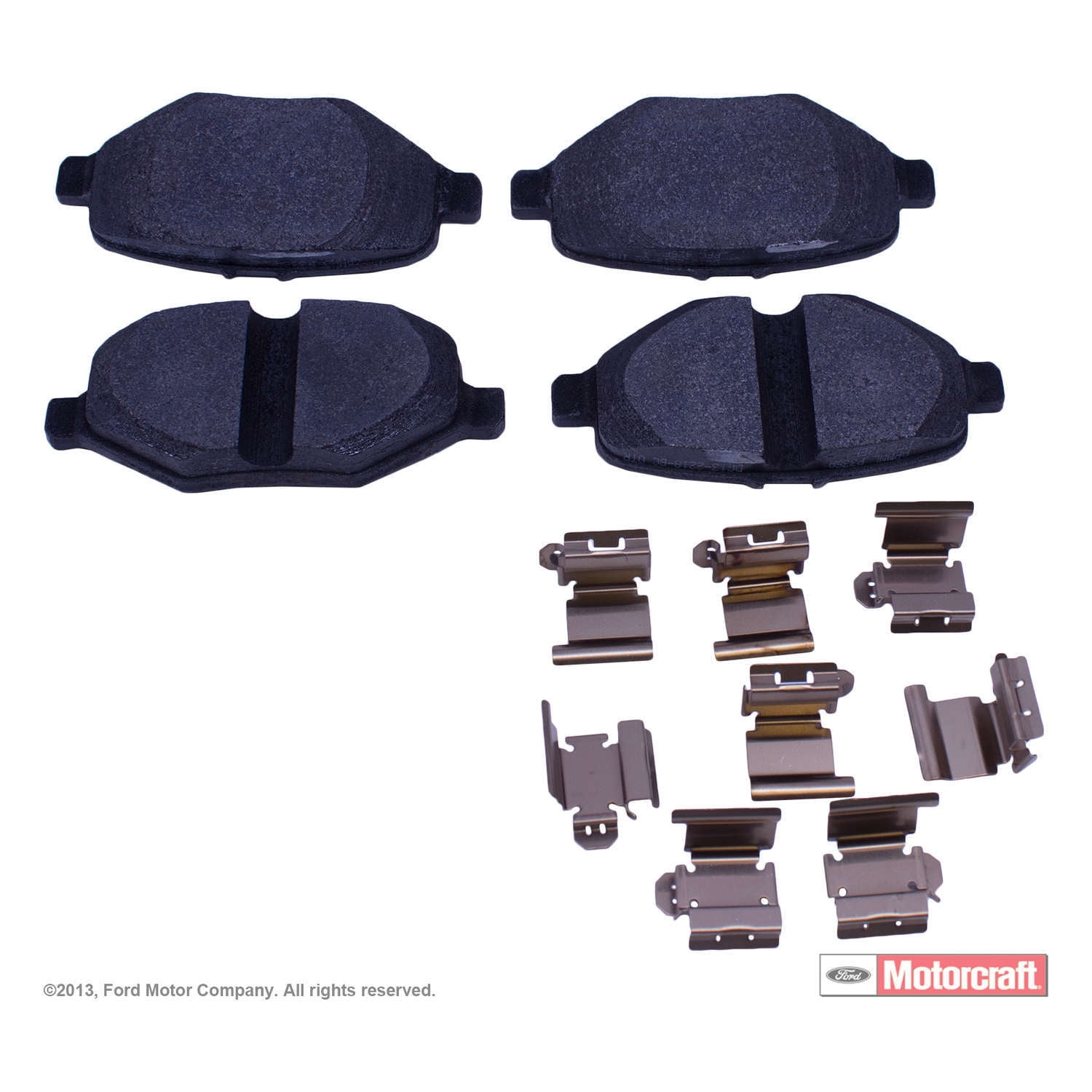 Motorcraft OE Replacement Brake Pad Set Fits select: 2013-2019 FORD EXPLORER, 2013-2019 FORD TAURUS