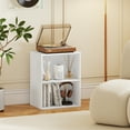 thumbnail image 4 of Gymax 2 PCS 2-Cube Bookcase Floor Standing Open Bookshelf w/ 5-Position Adjustable Shelf, 4 of 10
