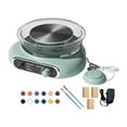 thumbnail image 1 of KLKCMS Mini Pottery Wheel Kit Compact Ceramic Making Machine for DIY Craft Projects Green, 1 of 9