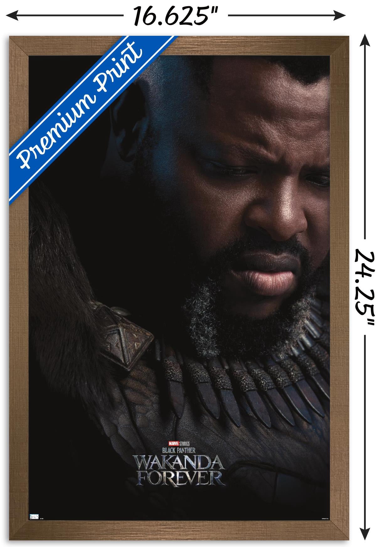 Marvel Black Panther: Wakanda Forever - M'Baku One Sheet Wall Poster, 14.725" x 22.375" Framed