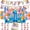blue1, variant on 48 Pcs Ms Birthday Party Decoration Rachel Set Banners ,Balloons, Backdrop,Cake Topper