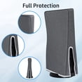 thumbnail image 4 of Horizontal Mode Dust Cover For PS5 Console 1680D Oxford Cloth Anti-Scratch Waterproof Dust Guard Backend Cutaway Design (Not For PS5 Slim PS5 Pro), 4 of 9