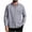 Gray, variant on Xaqiouau Men Solid Color Turn Down Collar Chest Pocket Button Down Long Sleeve Daily Commute Work Casual Woven Shirt White XXL