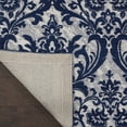 thumbnail image 6 of Nourison Damask Damask Ivory/Navy 8' x 10' Area Rug, (8x10), 6 of 9
