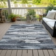 thumbnail image 6 of Addison Rugs Chantille Indoor/Outdoor Transitional Geometric, Abstract Gray Washable Rectangle Rug, 2'6" x 3'10", 6 of 6