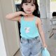 thumbnail image 4 of Camisetas sin mangas para niñas pequeñas, Tops de algodón para niños de 1 a 6 años, ropa interior para niños, camisola para niños pequeños, camiseta sin mangas de verano 2024, 4 of 5