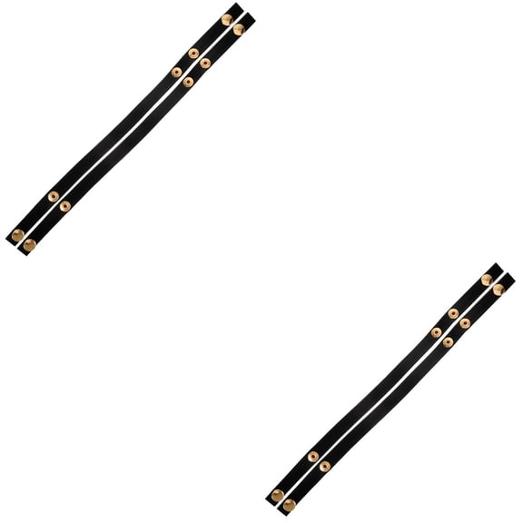 Hemoton 2 Pairs of Snap Button Women Shoes Strap Adjustable Heel Shoes Straps Ladies Shoe Straps for Heels