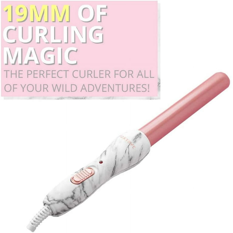 Foxybae Marble Mini Travel Curling Wand Walmart