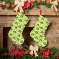 thumbnail image 6 of Salouo Funny Frogs Print Christmas Decorations Stockings 1 Pack 18'' Xmas Stockings Holiday Stocking Personalized Farmhouse Decor for Home Family Party Tree, 6 of 7