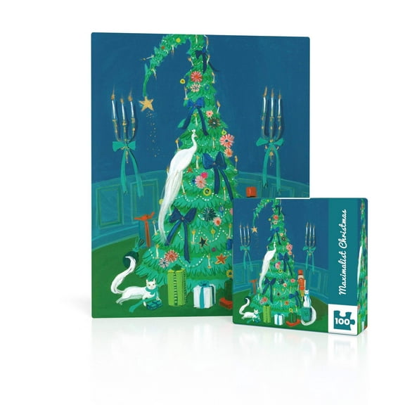 New York Puzzle Company Maximalist Christmas Mini 100 Piece Mini Puzzle