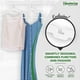 thumbnail image 2 of Velvet Hangers 100 Pack White Heavy Duty Velvet Clothes Hangers - Non Slip Felt Coat And Suit Hangers For Closet - Lightweight Thin Space Saving, 2 of 5