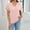 01 Pink, variant on Weiqiqre Womens Summer Tops Oversized V Neck Tshirts Summer Ribbed Knit Short Sleeve Tunic Tops Casual Loose Fit Tee Shirts
