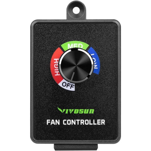 VIVOSUN Variable Speed Controller Cordless Vent Blower Speed Adjuster for Fan
