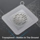 thumbnail image 2 of 2pcs Thick Silicone Floor Drain Deodorant Cover Bathroom Deodorant Insect-proof Seal Household Sewer Pipe Sink Anti-smell, 2 of 3