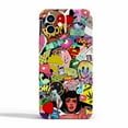 thumbnail image 1 of Hippie Girl- Case Compatible with iPhone 12,Aesthetic Art Design Full Cover Protective Case, 1 of 5
