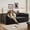 Black, variant on 78.8 Inch 2-Seater Boneless Modular Compression Sofa, Suitable for Living Room and Bedroom, Convertible Comfortable Japanese Style Floor Sofa Bed,Blue